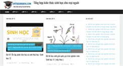 Desktop Screenshot of onthisinhhoc.com