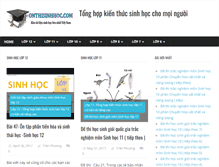 Tablet Screenshot of onthisinhhoc.com